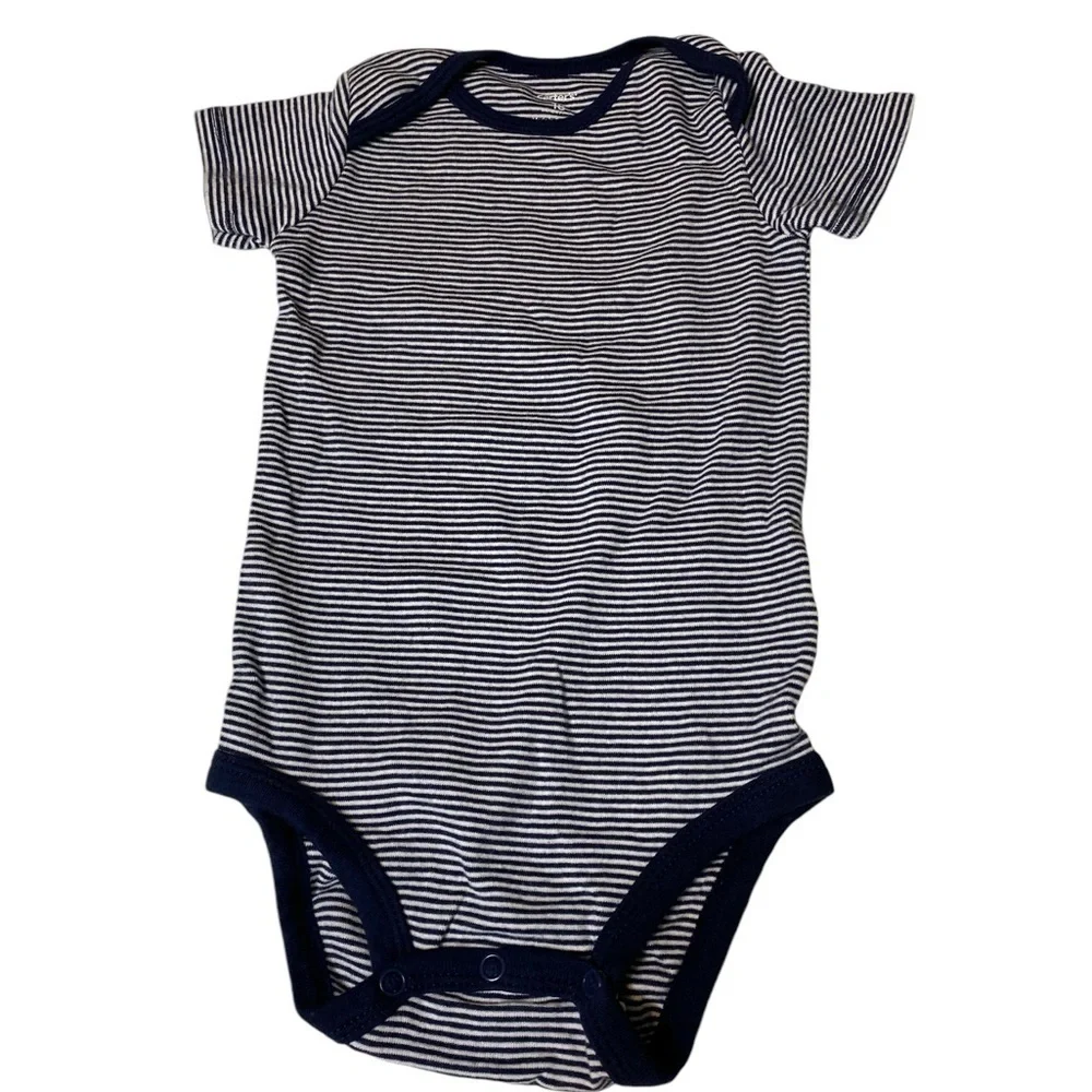 Infant boys set including 2 onsies 2 sweat pants 1 button down plaid shirt 18 mo